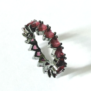 Anel Vermelho Coração